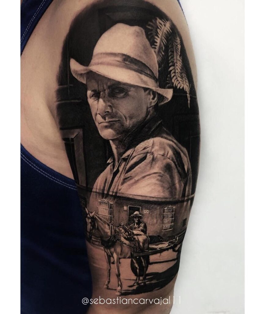 Sebastian Carvajal tattoo