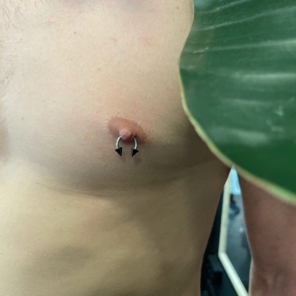 Piercing en el pezón